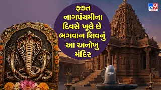 ફક્ત નાગપંચમીના દિવસે ખૂલે છે ભગવાન શિવનું આ અનોખુ મંદિર | TV9Gujarati