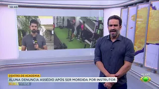 Aluna denuncia assédio após instrutor mordê-la em academia