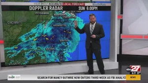 Dan's Sunday PM Forecast