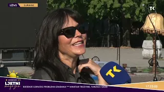 LJETNI MAGAZIN I Neven Tunjić, direktor Centar za kulturu Lukavac i Vesna Pisarović, pjevačica