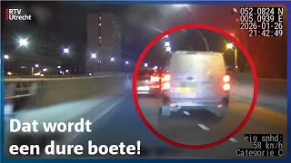 Busje overtreedt flink aantal verkeersregels | Verkeerspolitie