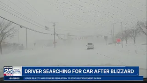 'No idea where it is': Mass. driver claims car vanished during monster blizzard