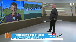 EN VIVO desde Kansas City: Lucho Castañares con el entrenamiento de la Selección Argentina