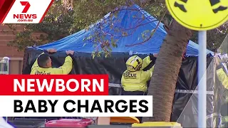 Woman charged over newborn found in Auburn bin | 7NEWS