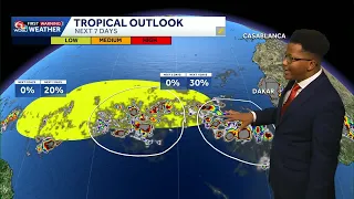 Tracking two tropical waves in the Atlantic: Louisiana's weather forecast stays stormy and hot
