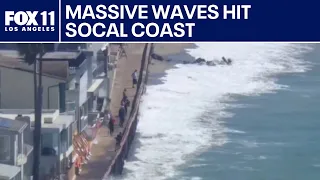 SoCal coast bracing for dangerous waves, coastal flooding