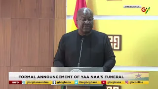 Yaa Naa's Funeral announcement
