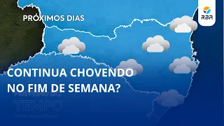 Will the rain continue through the weekend?