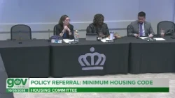 City Council Housing Committee - October 5, 2026