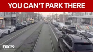 Philadelphia to start fining drivers for blocking trolley lanes
