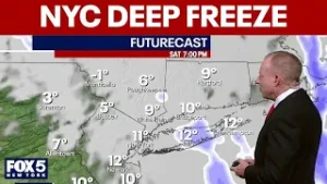 Tracking snow and deep freeze heading to NYC