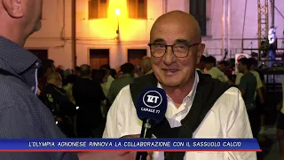OLYMPIA AGNONESE RENEWS PARTNERSHIP WITH SASSUOLO CALCIO