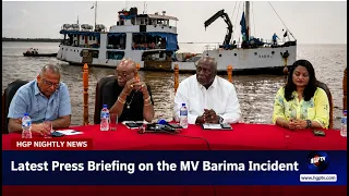 GOVERNMENT PRESS CONFERENCE ON THE MV BARIMA TRAGEDY