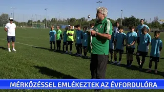 Mérkőzéssel emlékeztek az évfordulóra