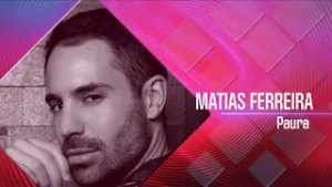 MATIAS FERREIRA canta PAURA - San Marino Song Contest - Prima semifinale