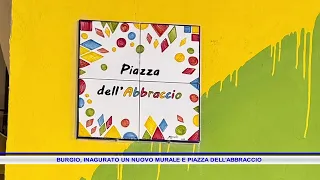 BURGIO, NEW MURAL AND PIAZZA DELL'ABBRACCIO INAUGURATED