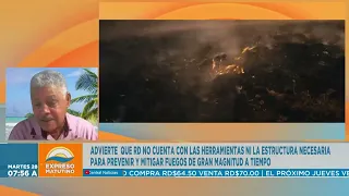 Luis Carvajal, activista ambiental, analiza los incendios forestales