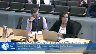 Transportation, Waterfront, and Seattle Center Committee 9/17/2026
