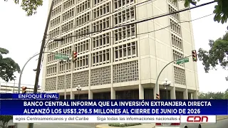 BCRD reports foreign direct investment reached US$3,276.5 million as of the end of June 2026