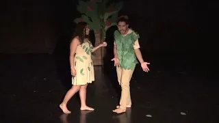 Artis Amantis Theater from UNAH El Paraíso Campus presented the play "Paths of the Wounded Souls"