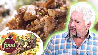 Chef Shares Family Secrets For The Perfect Green Falafel | Diners, Drive-Ins, and Dives