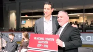 IceHogs Add Leighton to Ring Of Honor