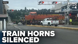Late August brings horn-free trains through downtown Kent Quiet Zone