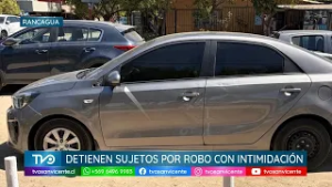En Rancagua Detienen a sujetos por robo con intimidación siete víctimas amenazadas con arma de fuego