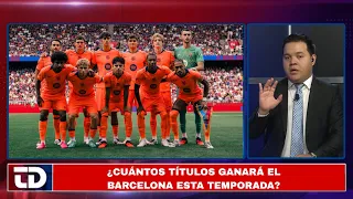 Barcelona's chances of winning titles over Real Madrid this season.