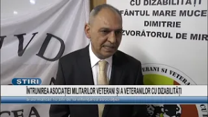 ÎNTRUNIREA ASOCIAȚIEI MILITARILOR VETERANI ȘI A VETERANILOR CU DIZABILITĂȚI