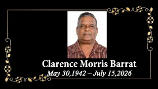 Death Announcement - Clarence Morris Barrat
