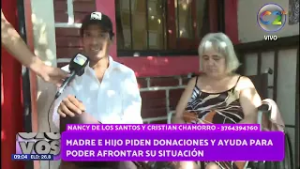 MADRE E HIJO PIDEN AYUDA PARA AFRONTAR SU SITUACION - LA TELE CON VOS 19-02-2026