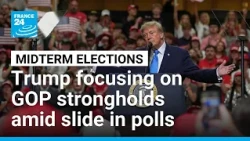 Trump campaigning in Republican strongholds amid slide in polls • FRANCE 24 English
