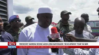 PRESIDENT BARROW BEGINS NATIONWIDE DEVELOPMENT TOUR IN NBR.