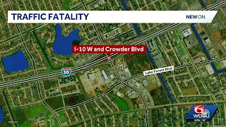New Orleans police investigating deadly crash on I-10 W and Crowder Boulevard