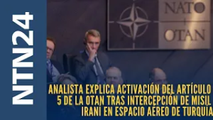 Analista explica el Artículo 5 de OTAN tras intercepción de misil iraní en espacio aéreo de Turquía