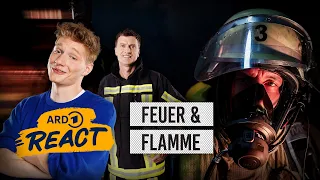 ARD React | "Feuer und Flamme" mit Feuerwehrchef Simon Heußen
