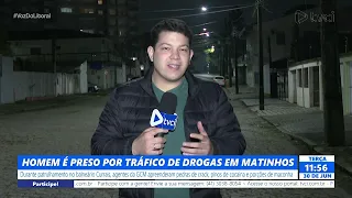 HOMEM É PRESO POR TRÁFICO DE DROGAS EM MATINHOS