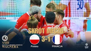 POLSKA - FRANCJA I MEMORIAŁ HUBERTA JERZEGO WAGNERA I SKRÓT MECZU