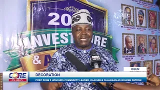 PCRC Zone 2 Honours Community Leader, Olakunle Olalekan as Golden Patron...!