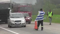 Pablo Bonilla - Truckers' protest