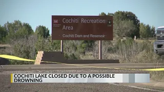 Search operation after potential drowning continues to close area in Cochiti Lake