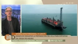 Refitting of the Hilli Episeyo, the vessel that will export LNG from Río Negro, advances in Singa...