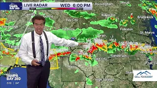 Latest forecast as highs expected to reach low 90s