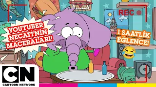1 Saat Boyunca Youtuber Necati'nin Maceraları 🐘 | Youtuber Necati | @cartoonnetworkturkiye