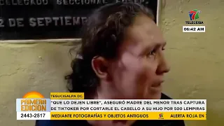 ''Que lo dejen libre'', manifestó madre de menor tras captura de Urias Lobo