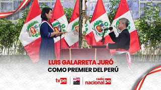 Luis Galarreta Sworn In as President of the Council of Ministers for the Keiko Fujimori Administr...