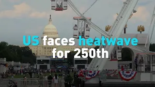 U.S. facing extreme weather, heat in time for 250th celebrations