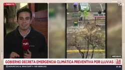 Government declares preventive climate emergency due to rains | 24 Horas TVN Chile