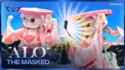 "HELLO" THE MASKED: ROSY-CHEEKED PIG is so sweet, she sends a challenge like... | The Masked Sing...